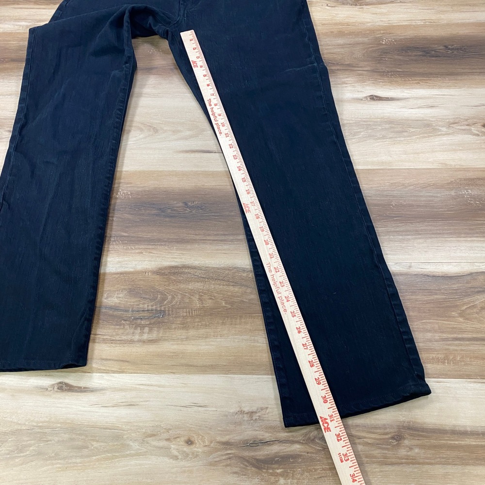 Bonobos Travel Jeans Mens 33x32 Minimalist Cotton Straight Black Made in USA - Picture 5 of 9